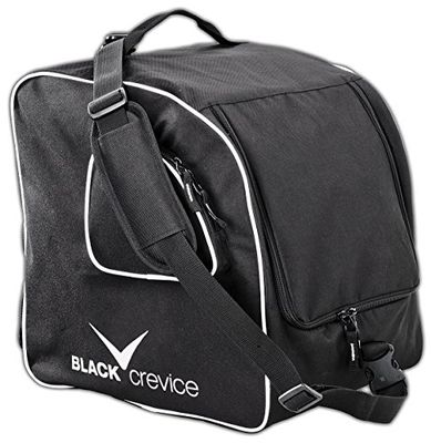 Black Crevice Unisex vuxna skidskoväska, svart med ryggsäcksfunktion, 47 x 42 x 30 cm