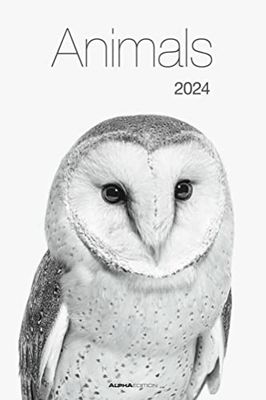 Animals 2024 Photo Calendar Poster Calendar 33 x 49.5 cm Animals