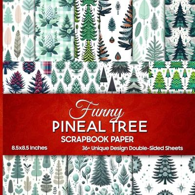 Funny Pineal Tree Scrapbook Paper