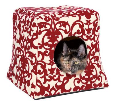 Trixie 36341 Jules knuffelmand 35 × 33 × 35 cm, crème-rood