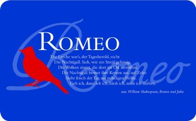 Frühstücksbrettchen »Romeo«