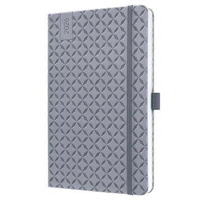 SIGEL J6121 Wochenkalender Jolie 2026, ca. A5, hellgrau