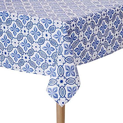 Nydel EUS97053813 tafelkleed 160 x 160 cm, vierkant blauw