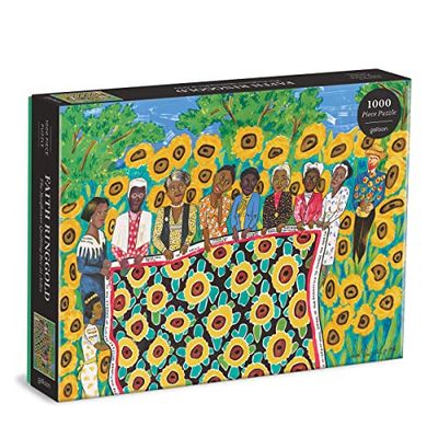 Galison 9780735370067 Faith Ringgold The Sunflower Quilting Bee at Arles 1000 Piece Puzzle