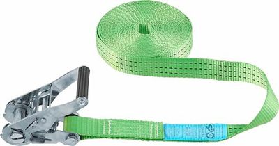 Connex Sjorband - eendelig - 8 m x 38 mm - 3000 kg maximale belastbaarheid - met spanratel, zonder haak - van polyester/spanband/ladingbeveiliging/ratelriem / DY270603