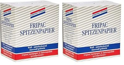 Fripac-Medis Tip Papers, White 7.5 x 5.5 cm- Pack of 1000 Sheets