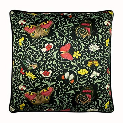 Paoletti Heligan polyester fylld kudde, svart, 50 x 50 cm