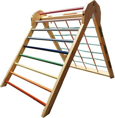 Large Climbing Frame with a rope side