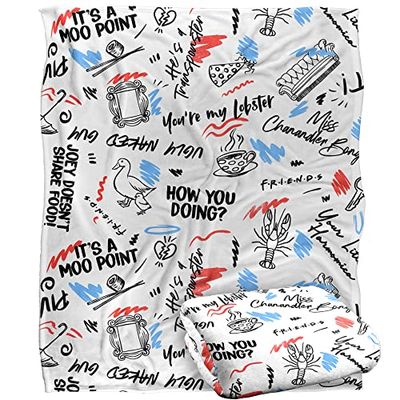 FRIENDS Silky Touch Super Soft Throw Blanket 152 x 127 cm