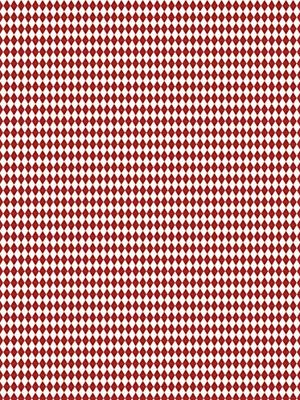 Décopatch - Ref FDA738O - Red & White Harlequin Pattern Paper Pack - Each Sheet 30 x 40cm, Pack of 20 Paper Sheets - Best Used With Décopach Glue & Varnish, Red & White