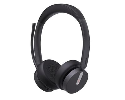 Yealink WH64 Hybrid Dual UC Headset inklusive Dongle – hybridteknik, universell kompatibilitet, tvåöradesign, brusreducering, USB