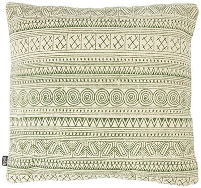 Mood collection Cojín estándar Vintage, 45 x 45 cm, Poliéster, Verde, Talla única