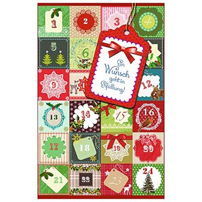 Susy Card 40023632 - wenskaart Kerstmis, bankbiljet Xmas Surprise, 1 stuk