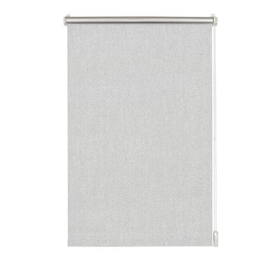 GARDINIA EASYFIX Roller Blind with Thermal Back for Clamping or Gluing, Blackout Roller Blind No Drilling Required, Heat Protection, Energy Saving, Grey Polka Dots, 75 x 150 cm (W x H)