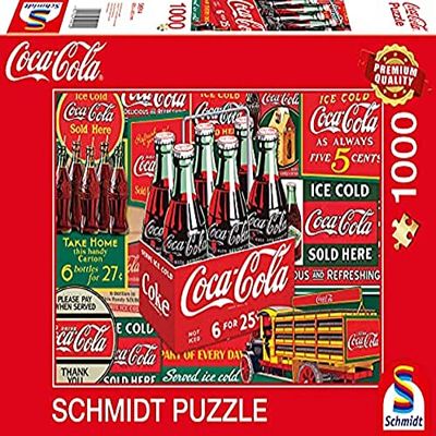 Schmidt Spiele 59914 Coca Cola Polar Bear Jigsaw Puzzle 1000 Pieces