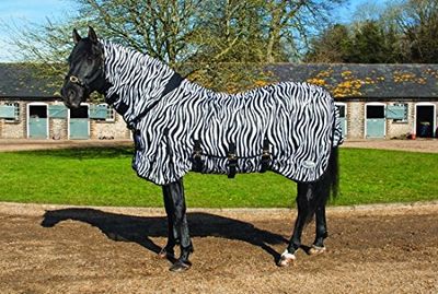 William Hunter Equestrian Zebra Stripe Fly Rug - 5'9''