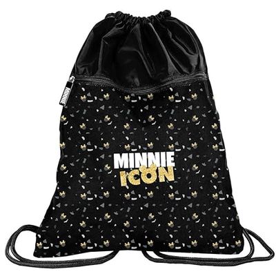 PASO BeUniq Minnie Gold, unisex barns sportväska, 46 x 37 cm, Material: Polyester, 46 x 37 cm