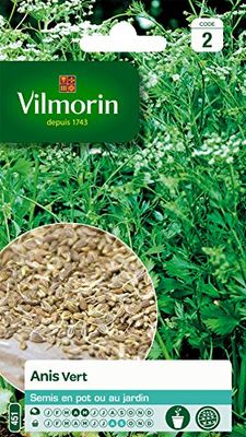 Vilmorin 5871546 Pack de Graines Anis Vert