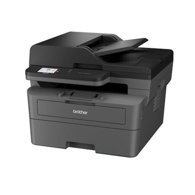 Brother DCPL2660DW Multifunzione Laser Monocromatica 3 in 1 (Stampa/Copia/Scan), 34 ppm, Stampa Fronte/Retro Automatica, Touchscreen 6,8 cm, Fast Ethernet e WiFi, Inbox Toner da circa 1200 pag