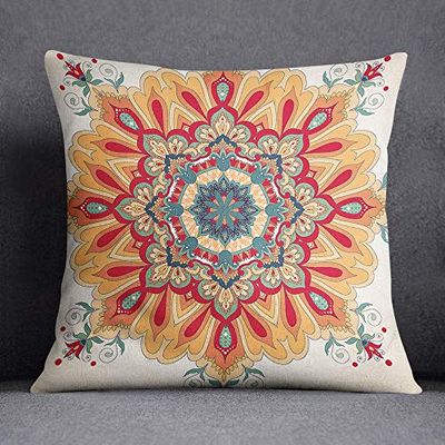 Bonamiason Decoratieve kussenslopen 45x45 cm, Kussenhoezen Bank, Decoratieve Kussenhoesjes, Kussensloop Sierkussen Kerstmis - Ontworpen en geproduceerd in Turkije