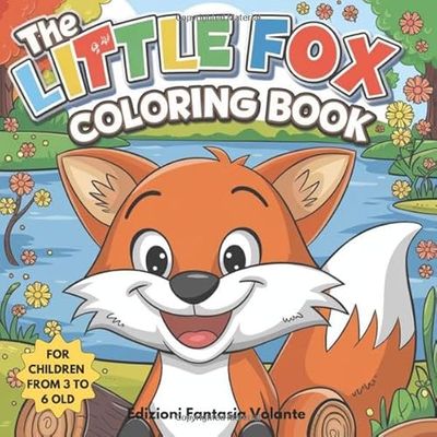 The litle fox: Coloring book