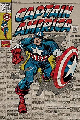 Captain America Poster Marvel Comics