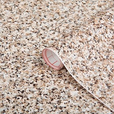 d-c-fix vinil adesivo móveis bege porrinho aparência pedra autocolante impermeável decorativo para cozinha, armário, porta, mesa papel de parede forrar rolo lâminas 45 cm x 2 m
