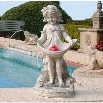 Design Toscano Abigails gevulde schort, figuur