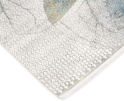 Vloerkleed Tropico 130 x 200 cm blauw
