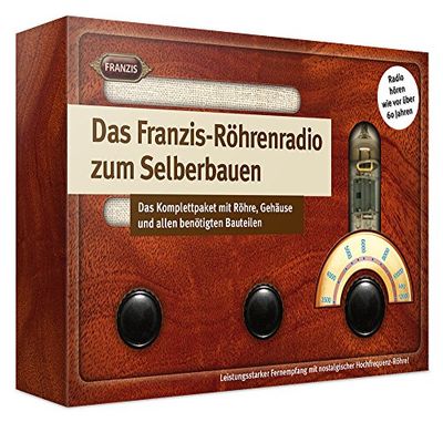 Das Franzis-Röhrenradio zum Selberbauen: Das Komplettpaket mit Röhre, Gehäuse und allen benötigten Bauteilen.