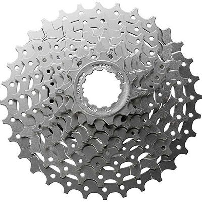 Shimano CS-HG400, Pacco Pignoni a 9 Velocità, 11-28 Denti, Argento