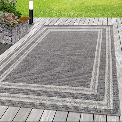 Giantore Tapis d'extérieur en sisal - Tapis de Jardin à Poils Courts