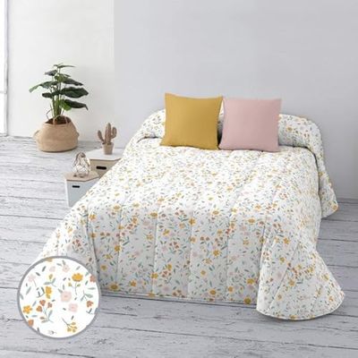 BELUM Couvre-lit Bouti 100 GR Lit 150/160 Dimensions du Produit : 250 x 270 Tissu : 100% Coton Biologique 175 Fils Certificat Oeko-Tex Modèle : Akaroa
