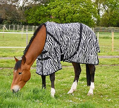 Rhinegold flugmatta med nackskydd-6/3-zebra