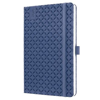SIGEL J6101 Wochenkalender Jolie 2026, ca. A5, blau: Agenda Jolie, Flair, Indigo Blue, Hardcover