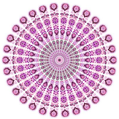 Miracle Home Mandala / Pareo Multi 305, 100 % bomull, Rosa, 180 RD