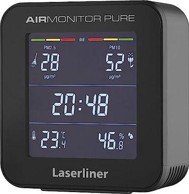 Laserliner Misuratore di polveri sottili AirMonitor polveri sottili, temperatura, umidità con temperatura