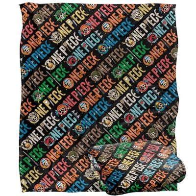 One Piece PIRATES LOGO PATTERN Silky Touch Super Soft Throw Blanket 152 x 127 cm