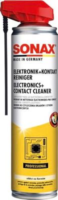 SONAX Produit de nettoyage pour contacts Électroniques (400 ml) nettoyant rapide pour connecteurs et composants électriques | Réf: 04603000