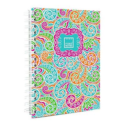 Make Notes MN de mot41 de A5 Notebook – Paisley One – Collection