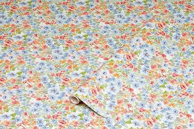 d-c-fix vinil adesivo móveis romântico colorido autocolante impermeável decorativo para cozinha, armário, porta, mesa papel de parede forrar rolo lâminas 45 cm x 2 m