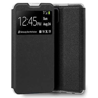 Cool Flip Cover voor Realme 8/8 Pro, effen, zwart