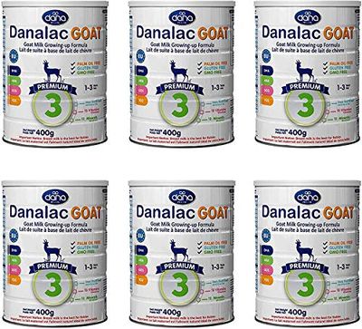 Danalac Étape 3 Lait de Chèvre Formule de Croissance en Poudre pour 1-3 Années Bébés 400 g 1 Unité