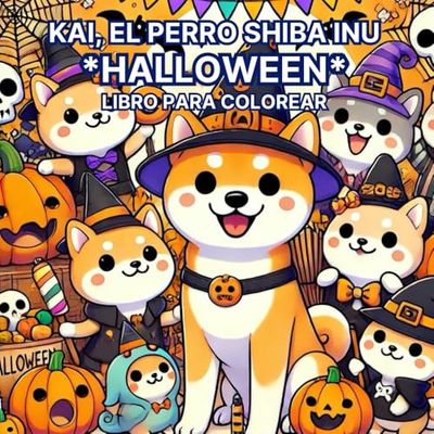Kai, el Perro Shiba Inu - Halloween - Libro para colorear: Una doble aventura de Halloween llena de disfraces, diversión y amigo