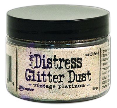 Tim Holtz Ranger "Vintage Platinum" Distress Glitter Dust, Brown