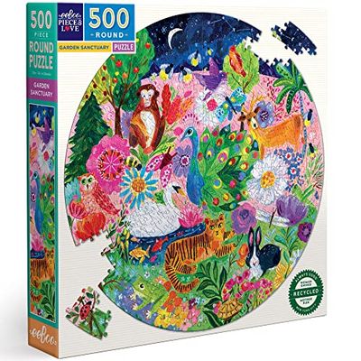 eeBoo- Piece & Love: Garden Sanctuary-Puzzle da 500 Pezzi Gioco, PZFGSA