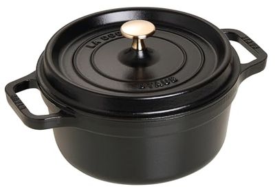 Staub caçarola de ferro fundido redonda