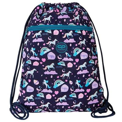 Coolpack E70549, Sacche da palestra VERT HAPPY UNICORN, Multicolor
