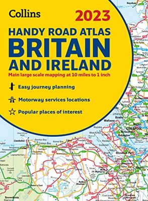 2023 Collins Handy Road Atlas Britain and Ireland: A5 Spiral