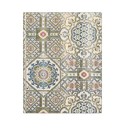Ashta (Sacred Tibetan Textiles) Ultra Unlined Journal: Flexi softcover, 100 gsm, ribbon marker, memento pouch, book edge printing, no closure (Sared Tibetan Textiles)